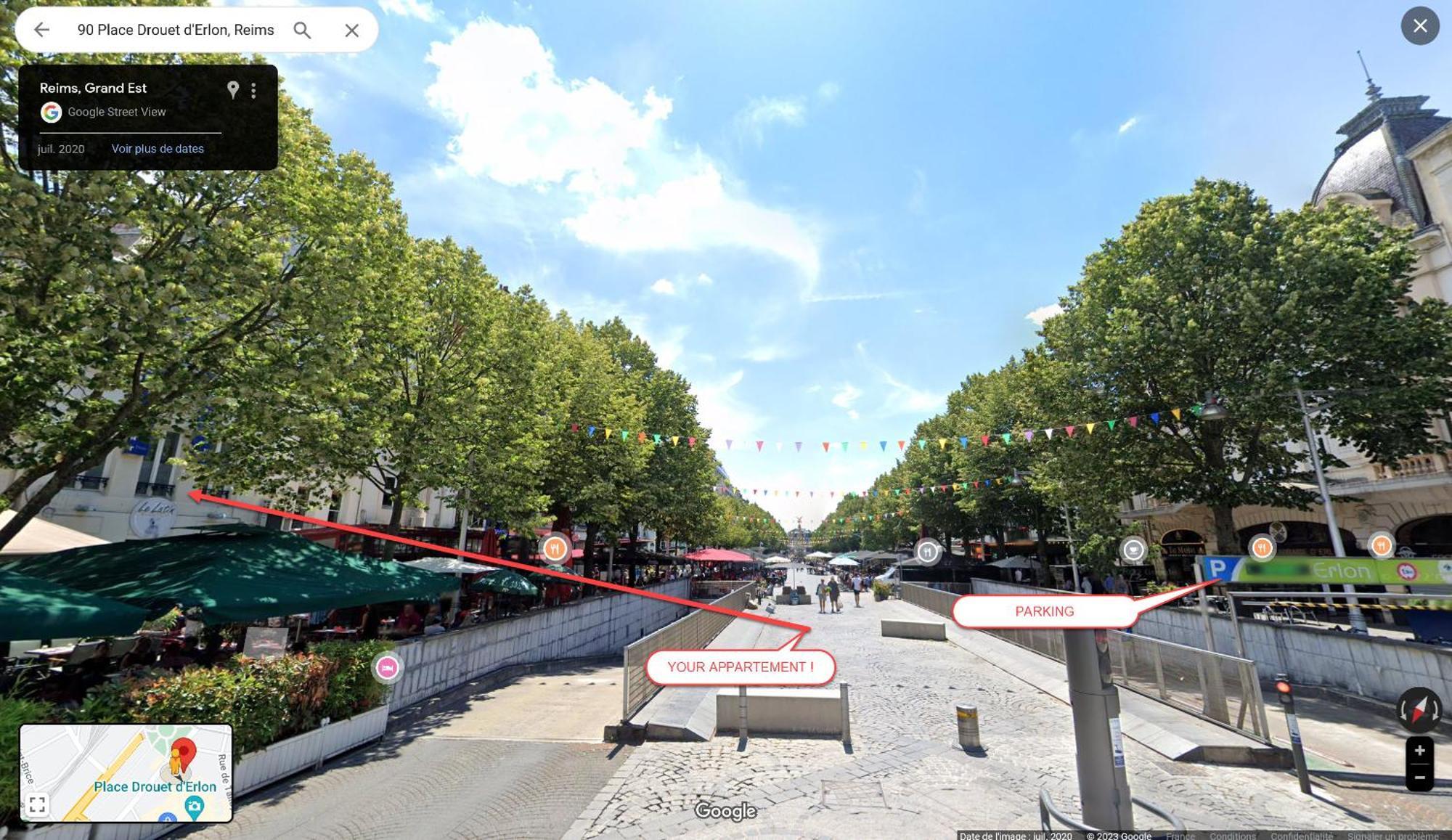 Mascate - Appartement Climatise En Hypercentre Reims Exterior foto